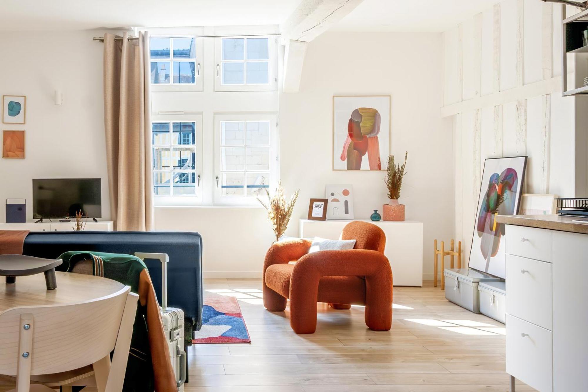 Апартаменты Le Loft Brunneval - Refuge Arty Du Xvie Siecle Труа Экстерьер фото